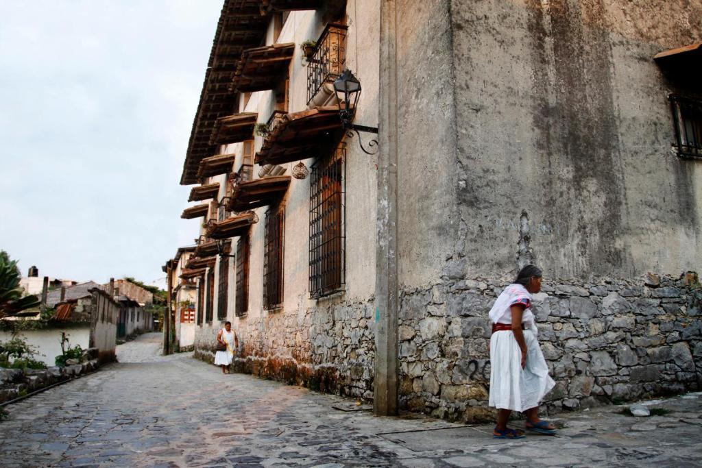Hotel La Casa De Piedra Cuetzalan Ngoại thất bức ảnh
